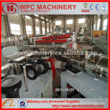 CO-extrusion PVC WPC Crust Board Machine Line, PVC WPC skinned Foam Board co-extruding machinery